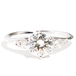 Lorelei 18 Carat White Gold Diamond Engagement Ring Rings Imperial Jewellery Imperial Jewellery - Hamilton 