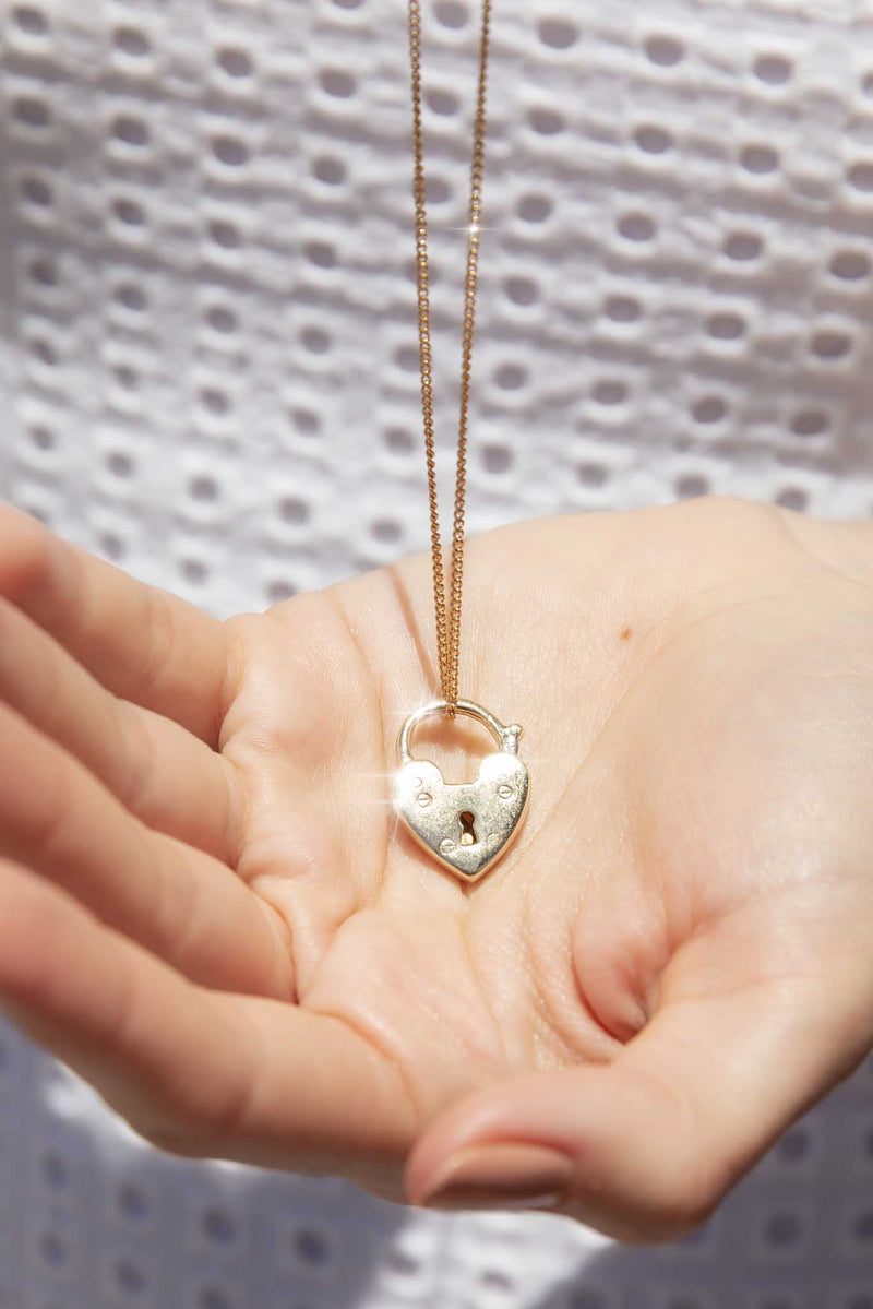 Dainty Diamond Heart Necklace - 9ct Gold | Say It With Diamonds