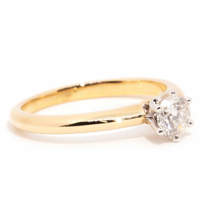 Lucinda Vintage Solitaire Diamond 18ct Gold Ring* OB Gemmo $ Rings Imperial Jewellery 