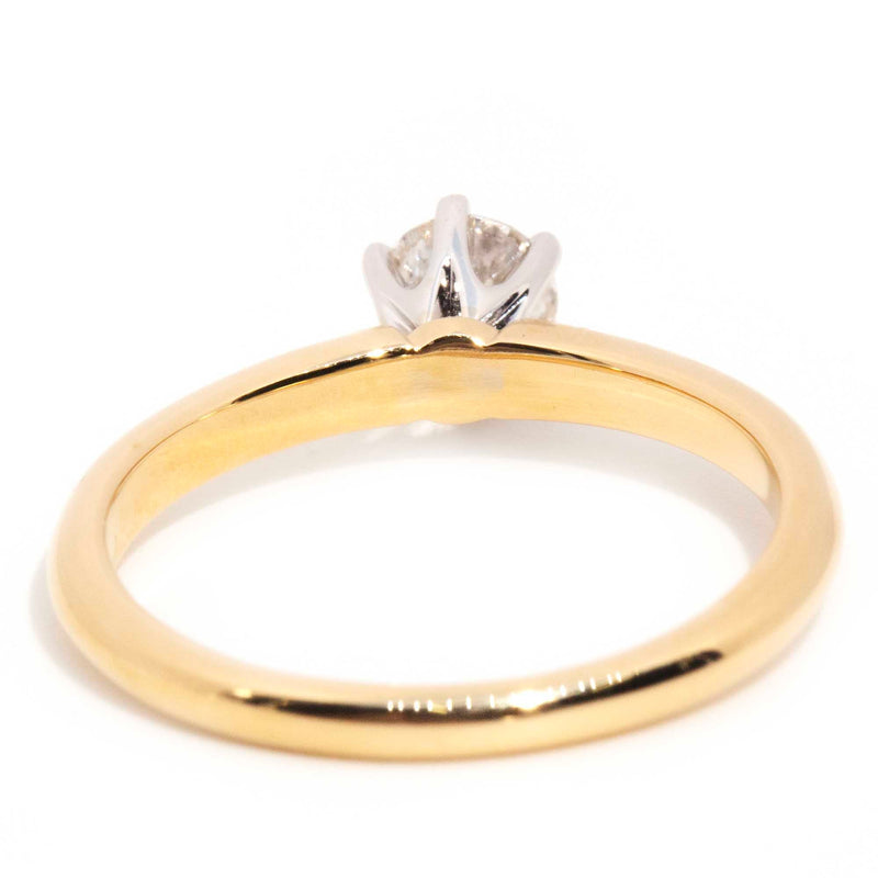 Lucinda Vintage Solitaire Diamond 18ct Gold Ring* OB Gemmo $ Rings Imperial Jewellery 
