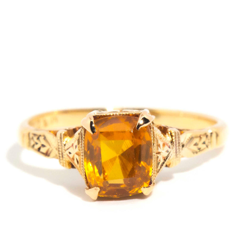 Lumi 18ct Yellow Gold Golden Yellow Zircon Ring* Gemmo $ Rings Imperial Jewellery Imperial Jewellery - Hamilton 