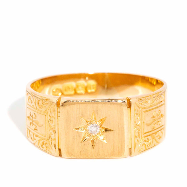 Mads 1850s Star Set Diamond Antique Ring 18ct Gold* DRAFT Rings Imperial Jewellery Imperial Jewellery - Hamilton 