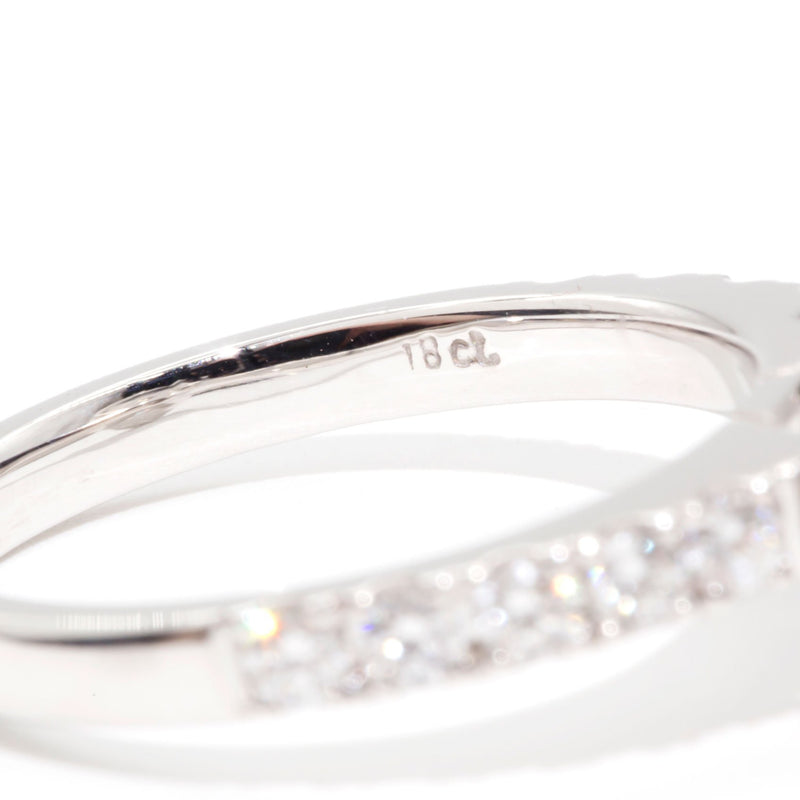 Marni 18 Carat Diamond Halo Vintage Engagement Ring Rings Imperial Jewellery