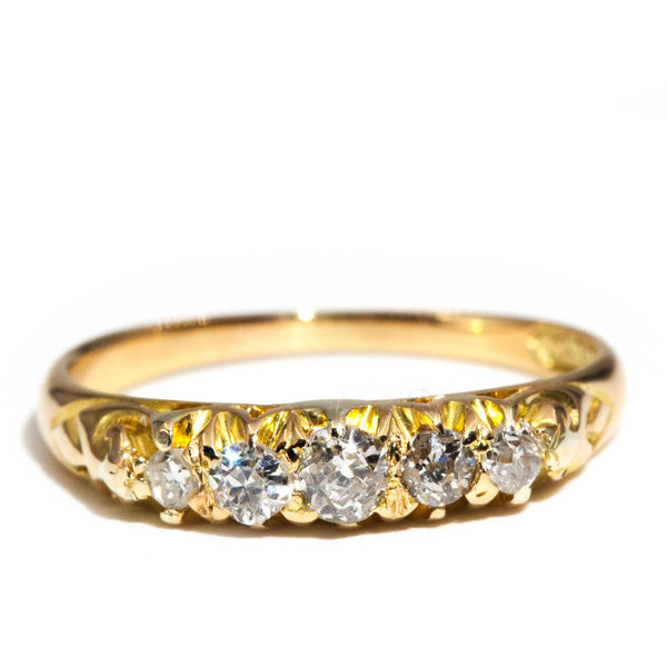 Medora Antique Victorian Old Cut Diamond 18ct Gold Eternity Band* OB Rings Imperial Jewellery Imperial Jewellery - Hamilton