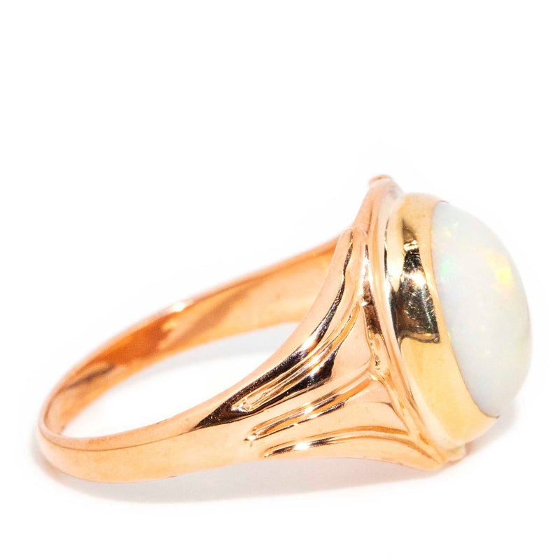 Melanie Circa 1960s Opal 9ct Rose Gold Ring Rings Imperial Jewellery 