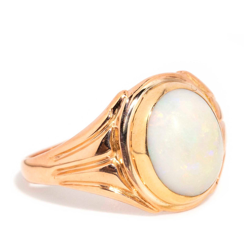 Melanie Circa 1960s Opal 9ct Rose Gold Ring Rings Imperial Jewellery 