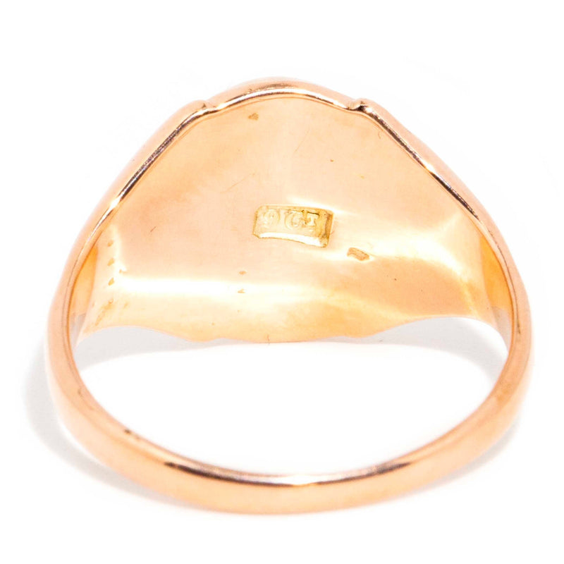 Melanie Circa 1960s Opal 9ct Rose Gold Ring Rings Imperial Jewellery 