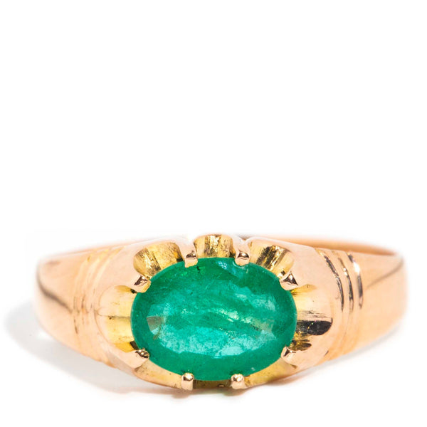 Millicent 1.07 Carat Emerald Ring 21ct Rose Gold* DRAFT Rings Imperial Jewellery Imperial Jewellery - Hamilton 