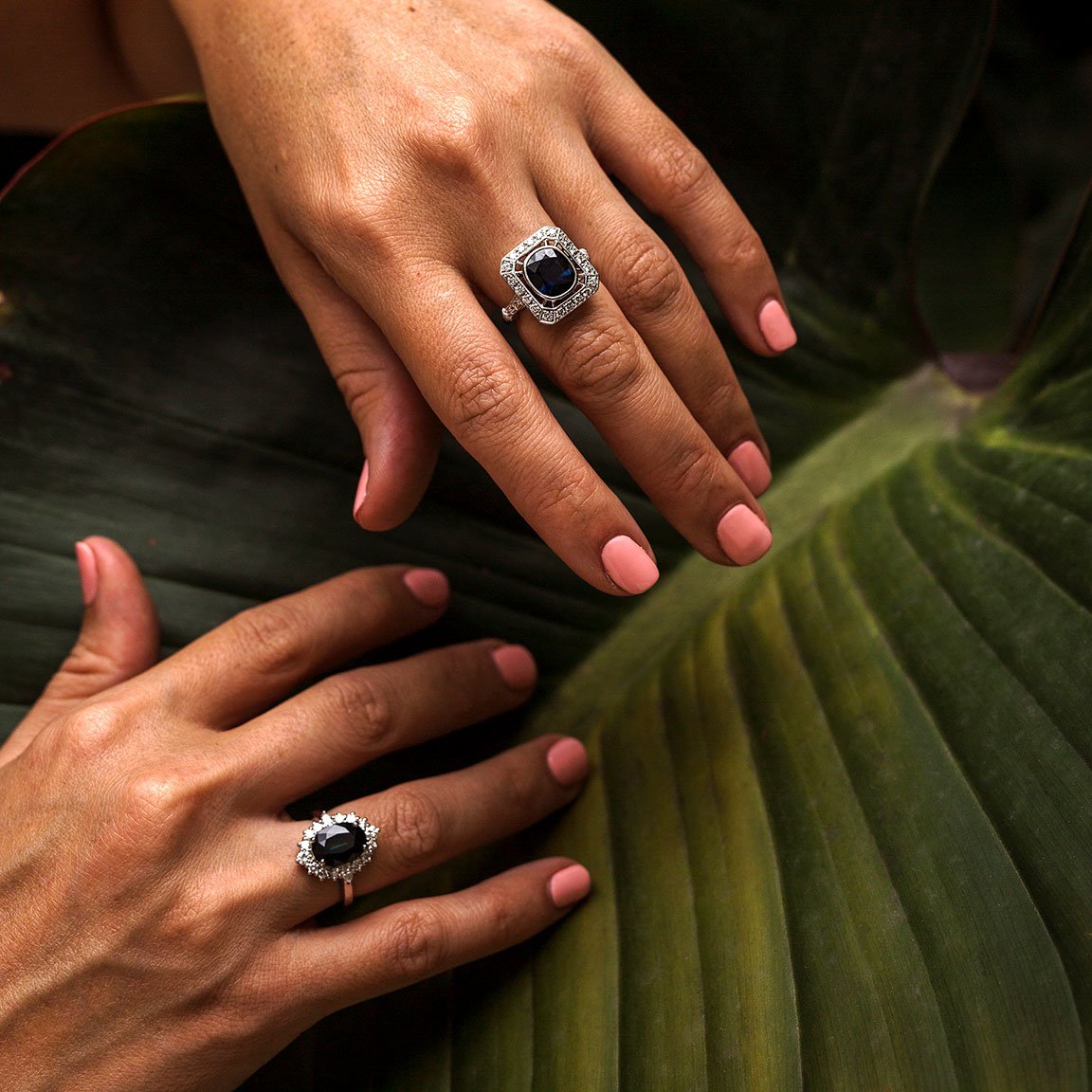 Mollymook Sapphire & Diamond Ring Ring Imperial Jewellery - Auctions, Antique, Vintage & Estate 