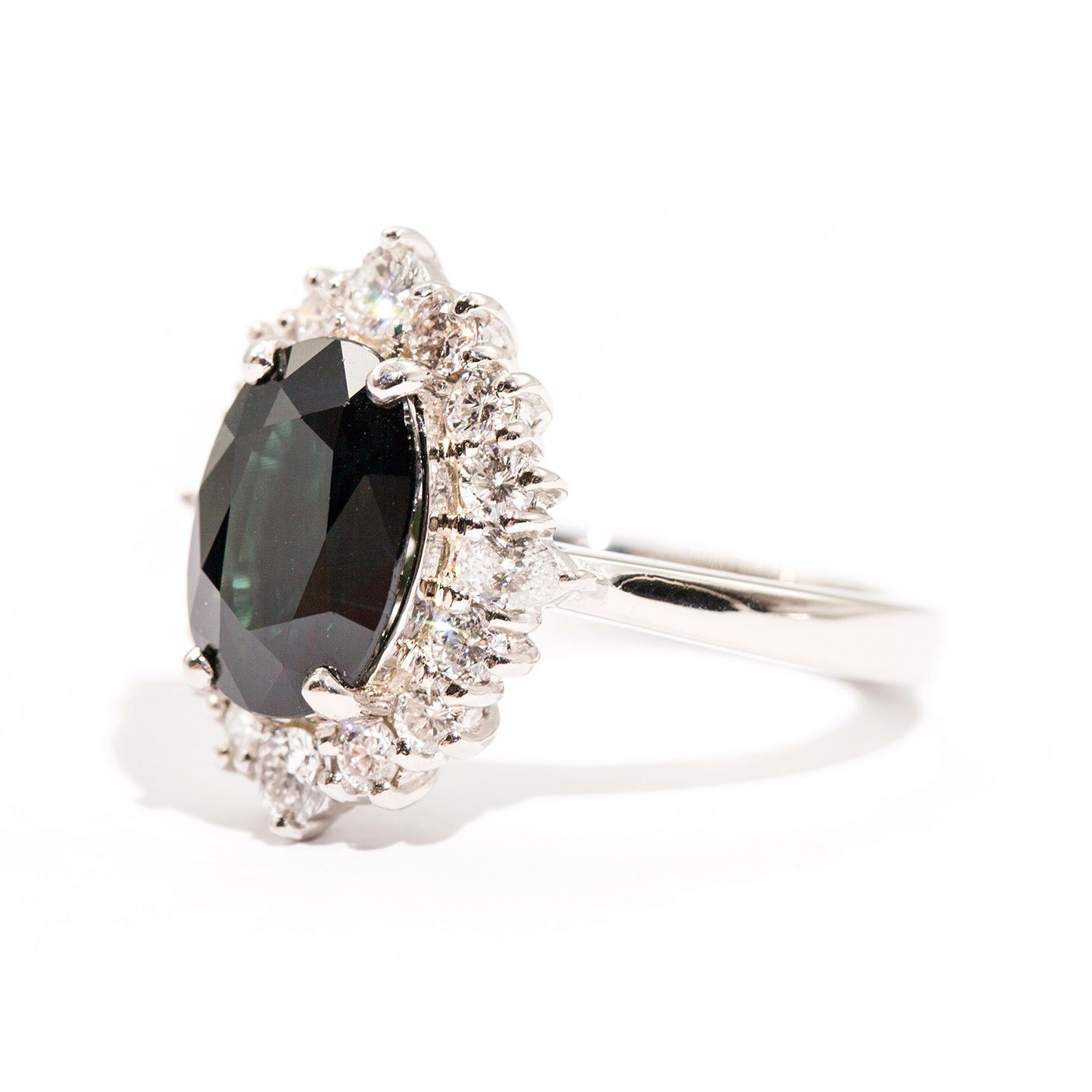 Mollymook Sapphire & Diamond Ring Ring Imperial Jewellery - Auctions, Antique, Vintage & Estate 