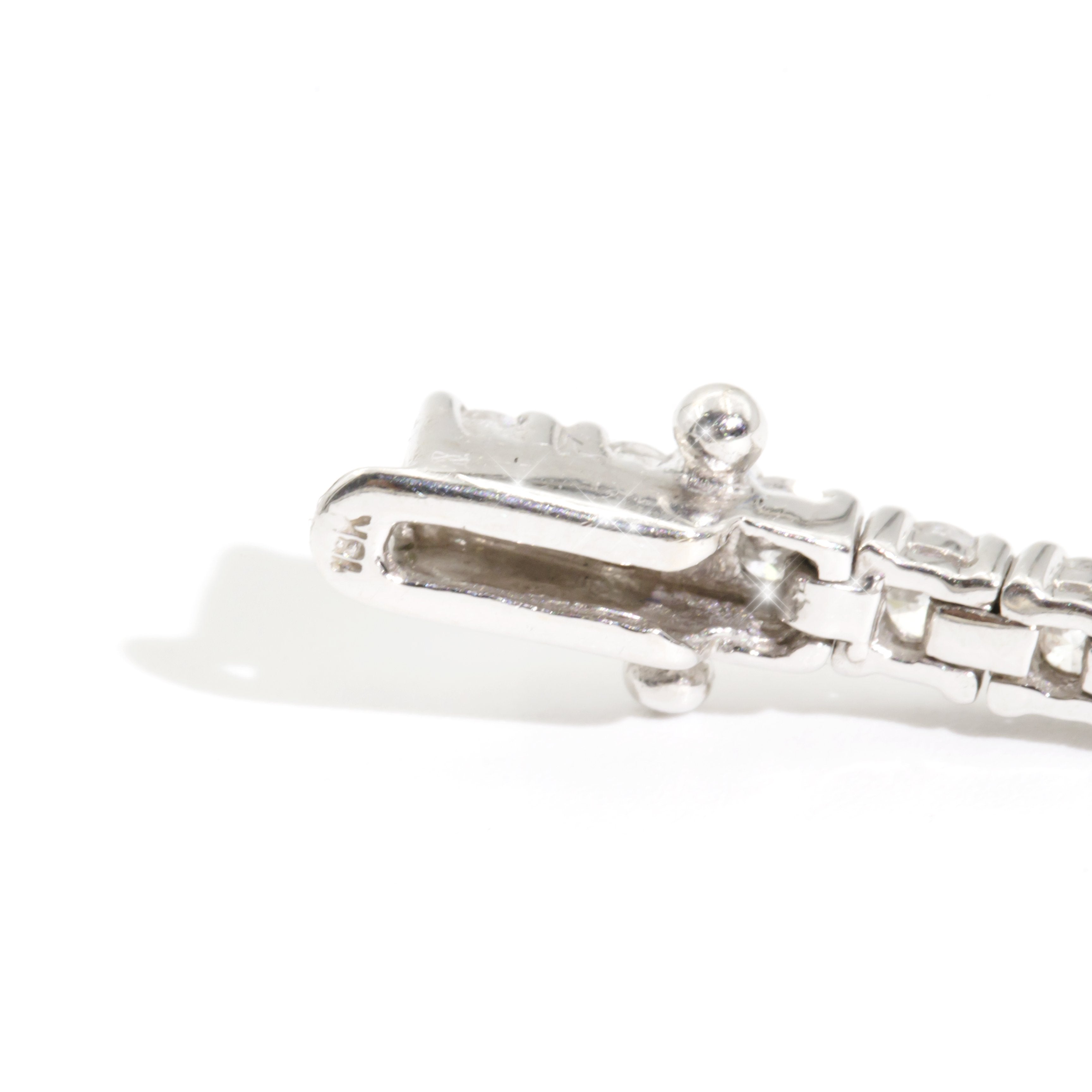 Monroe 18 Carat White Gold Diamond Tennis Bracelet Bracelets/Bangles Imperial Jewellery - Auctions, Antique, Vintage & Estate