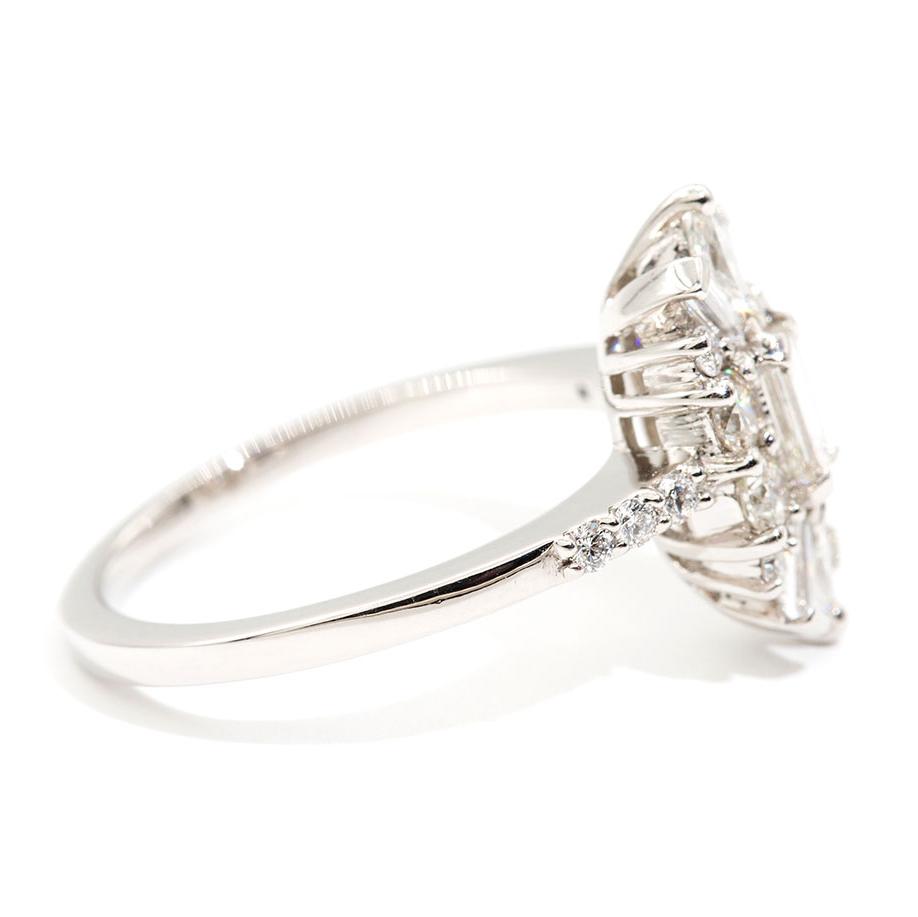 Platinum Diamond Halo Ring | 0100762 | Beaverbrooks the Jewellers