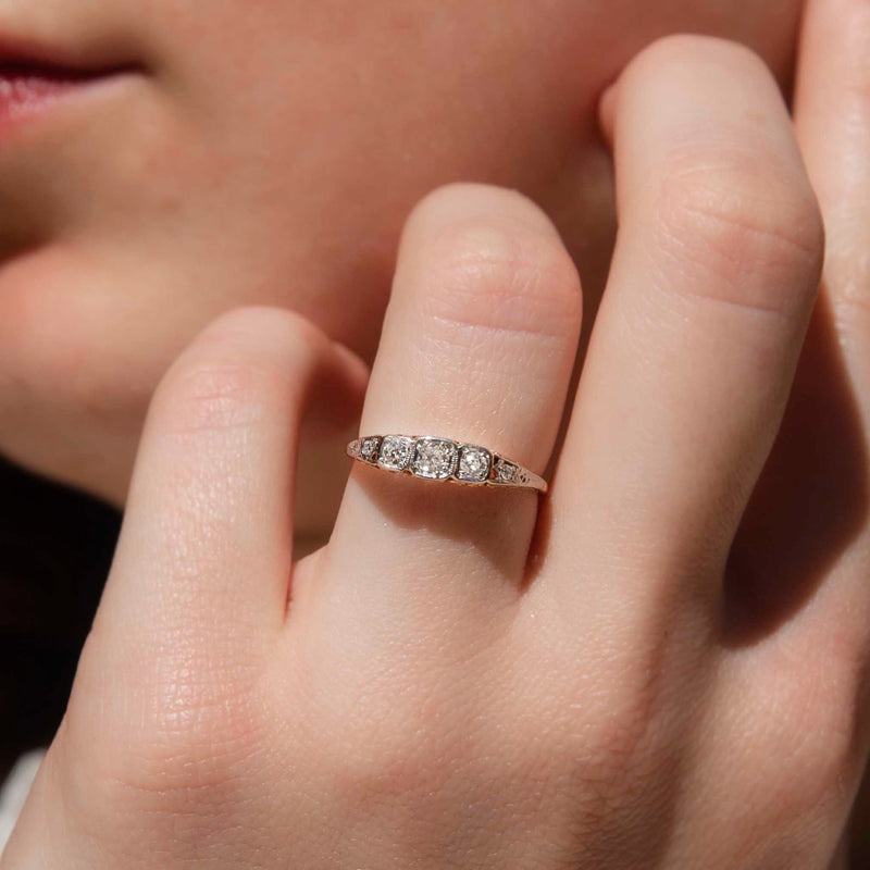 Sapphire & Diamond Full Eternity Ring Platinum | London Victorian Ring Co –  The London Victorian Ring Co