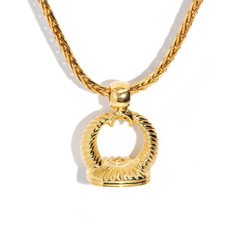 NEED SIZE Sasha Circa 1990s 10ct Gold Pendant with 9ct Gold Chain Pendants/Necklaces Imperial Jewellery 