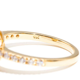 Nevaeh 18ct Halo Vintage Yellow Diamond Engagement Ring Rings Imperial Jewellery