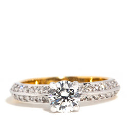 Noomi 18ct Gold Diamond Knife Edge Ring* OB Gemmo $ Rings Imperial Jewellery Imperial Jewellery - Hamilton 