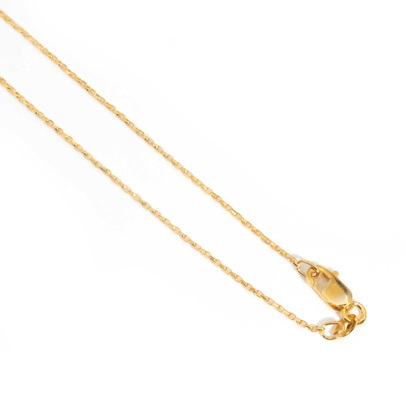 14ct Gold Fancy Exclusive Italian Link 55cm Chain – LeGassick Jewellery