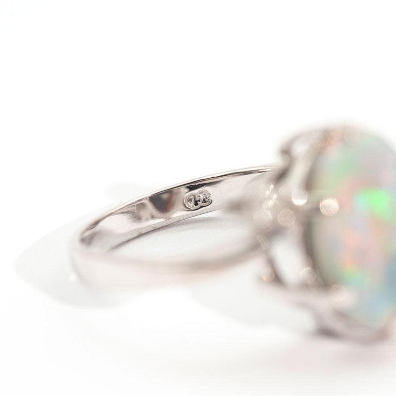 Opal-Diamond-Ring-IJ-0221-449-Indus Ring Imperial Jewellery - Auctions, Antique, Vintage & Estate 
