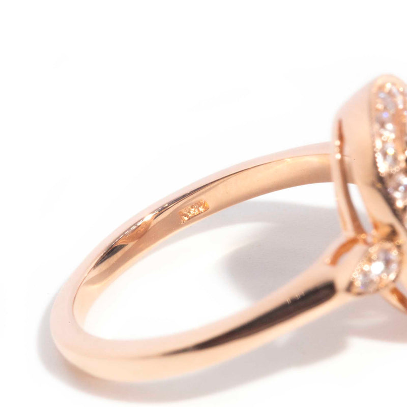 Ophelia 1.13 Carat Salt & Pepper Diamond Halo Cluster Ring Rings Imperial Jewellery 