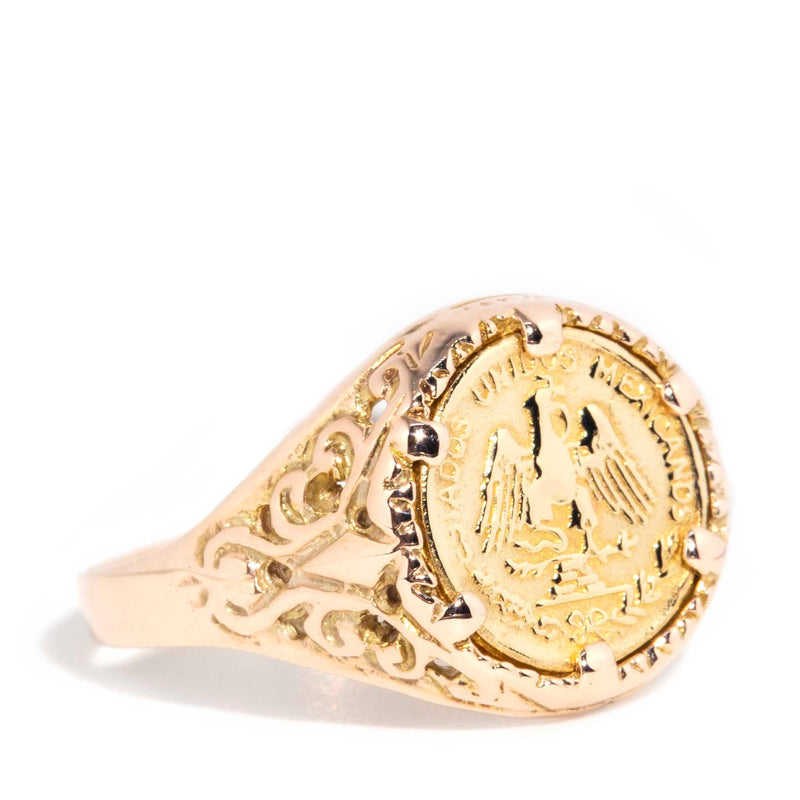 Pablo 9ct Gold Imperio Mexicana Signet Ring* $ Rings Imperial Jewellery 