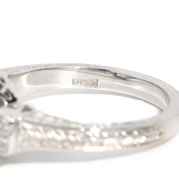 Persida 1.96 Carat Sapphire & Diamond Platinum Trilogy Ring Rings Imperial Jewellery 