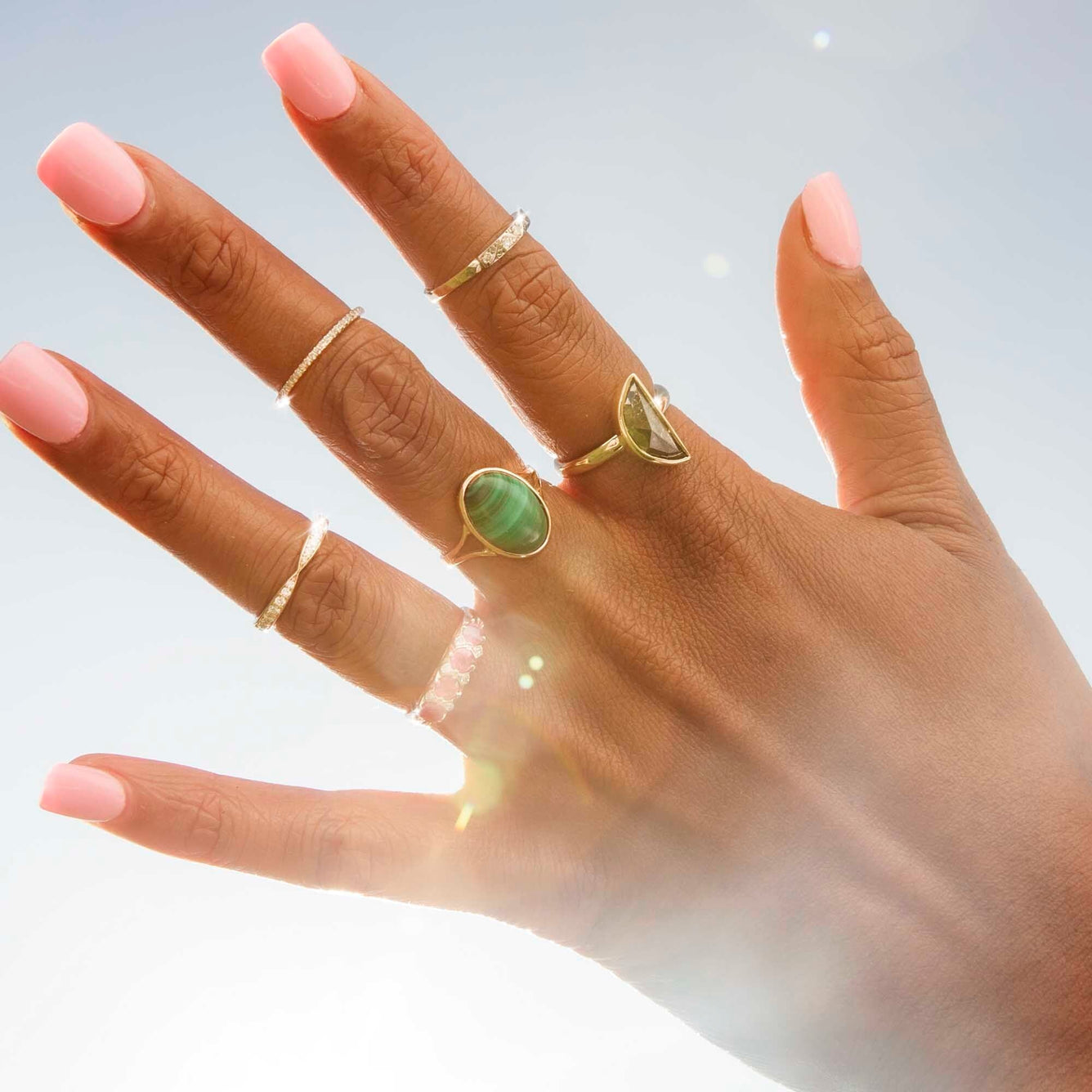 Black on sale rings aesthetic