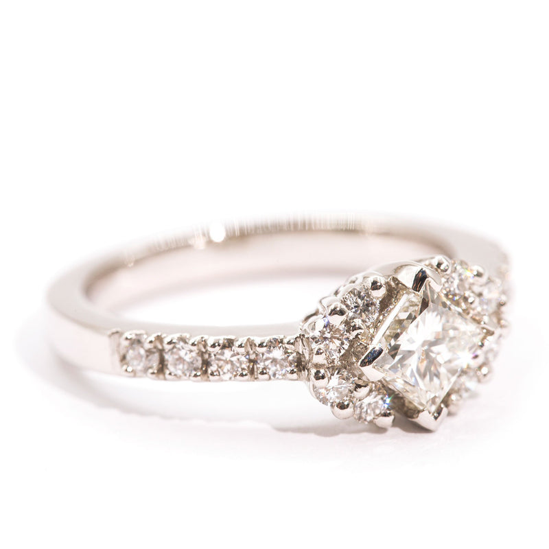 princess-vintage-diamond-engagement-ring-larnie-ij-0121-417 Rings Imperial Jewellery - Auctions, Antique, Vintage & Estate 