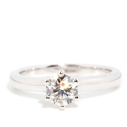 Reese GIA Certified 18ct White Gold Diamond Solitaire Ring* SIZE Rings Imperial Jewellery Imperial Jewellery - Hamilton 