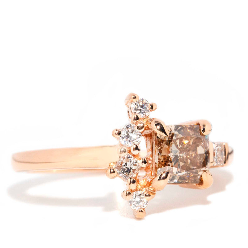 Riviera 18ct Rose Gold Salt & Pepper Diamond Ring Rings Imperial Jewellery 