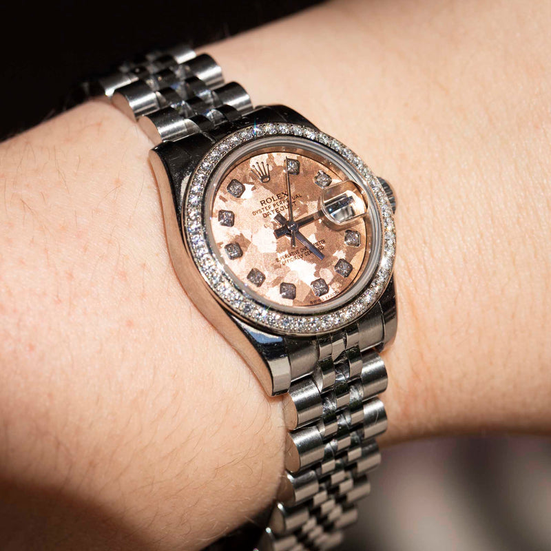 Rolex Lady Datejust 26mm Diamond Stainless Steel Ref 179384 Watches Rolex 