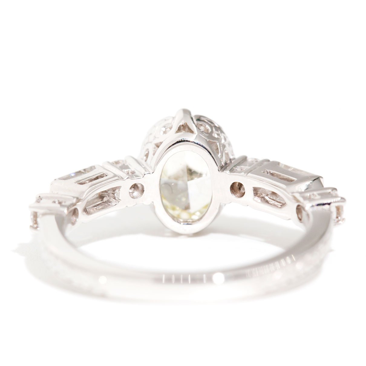 Rosa Certified 1.29ct Yellow Diamond Engagement Ring Rings Imperial Jewellery