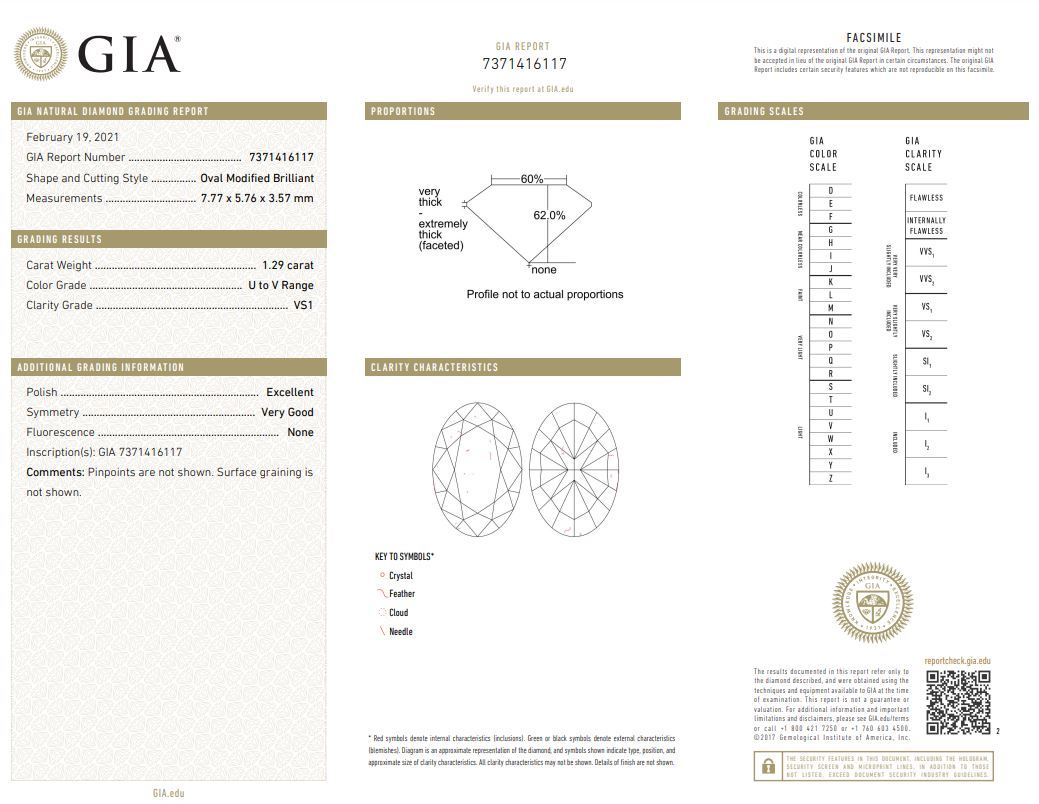 Rosa Certified 1.29ct Yellow Diamond Engagement Ring Rings Imperial Jewellery