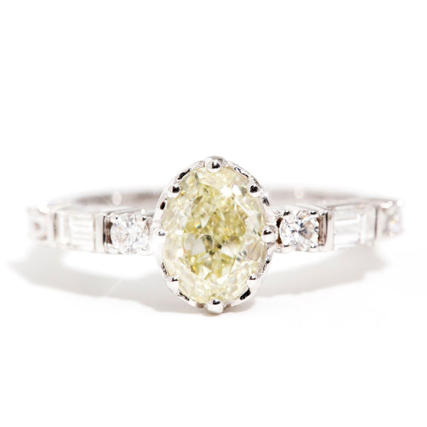 Rosa Certified 1.29ct Yellow Diamond Engagement Ring Rings Imperial Jewellery Imperial Jewellery - Hamilton