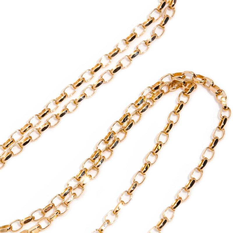 Rosa Reinvented Vintage Star Set Ruby Necklet 9 Carat Gold Pendants/Necklaces Imperial Jewellery 