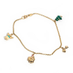 Rosita Circa 1980s 9ct Gold Christmas Charm Bracelet* GTG Pendants/Necklaces Imperial Jewellery Imperial Jewellery - Hamilton 