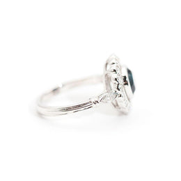 Sandra Blue Sapphire and Diamond Ring Ring Imperial Jewellery - Auctions, Antique, Vintage & Estate 