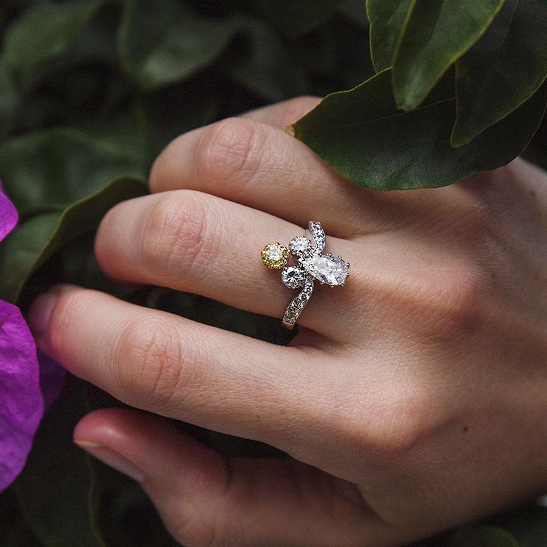 Yellow Diamond Ring