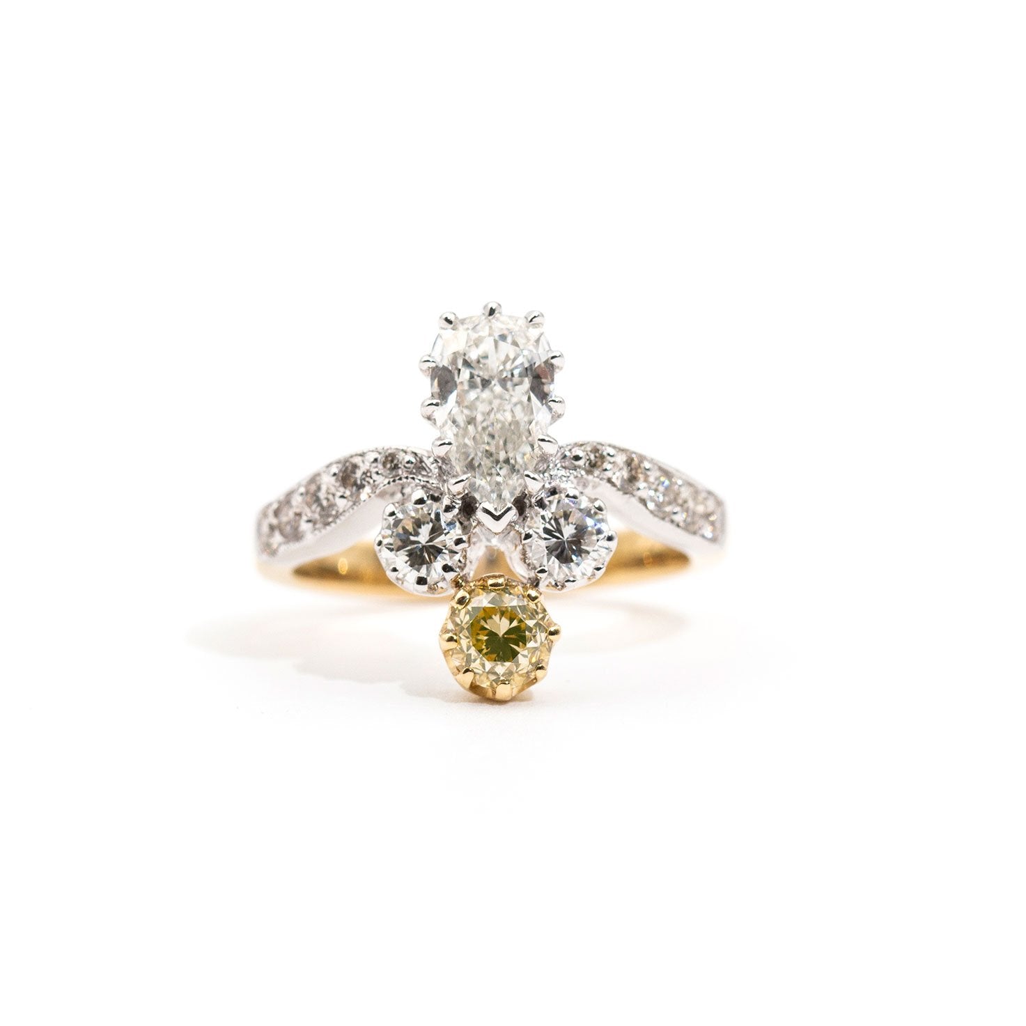 Yellow Diamond Ring