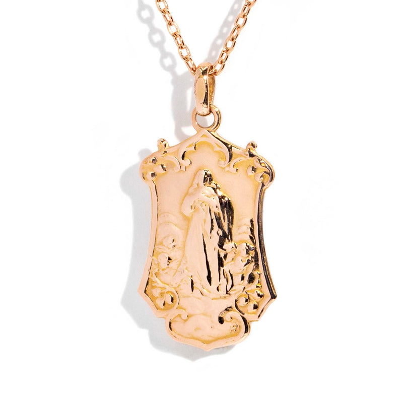 Shaye 1915 Good Shepherd Pendant & Chain 9ct Rose Gold Pendants/Necklaces Imperial Jewellery Imperial Jewellery - Hamilton 