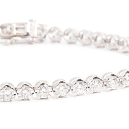 Shiloh Diamond Tennis Bracelet in 18 Carat White Gold Bracelets/Bangles Imperial Jewellery