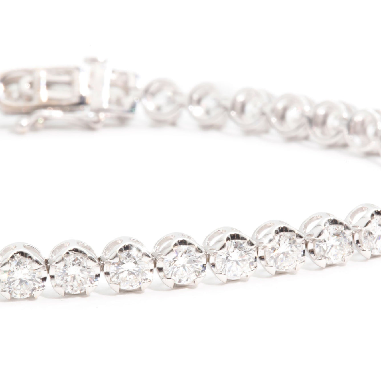 Shiloh Diamond Tennis Bracelet in 18 Carat White Gold Bracelets/Bangles Imperial Jewellery