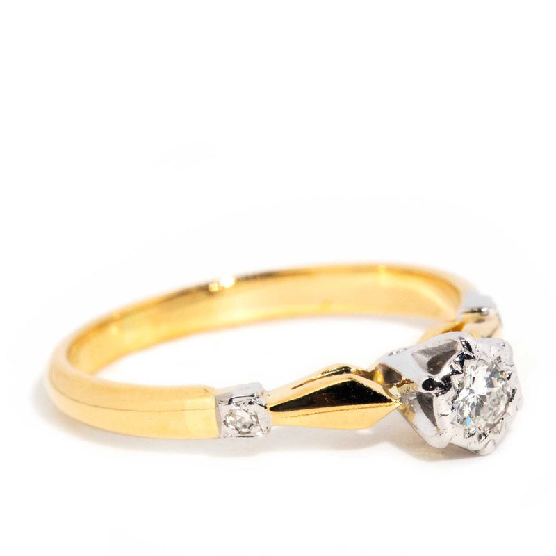 Shirley 18ct Yellow Gold Diamond Ring Rings Imperial Jewellery 