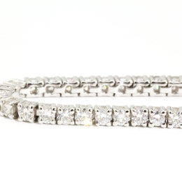 Sidney 18 Carat White Gold Diamond Tennis Bracelet Bracelets/Bangles Imperial Jewellery - Auctions, Antique, Vintage & Estate