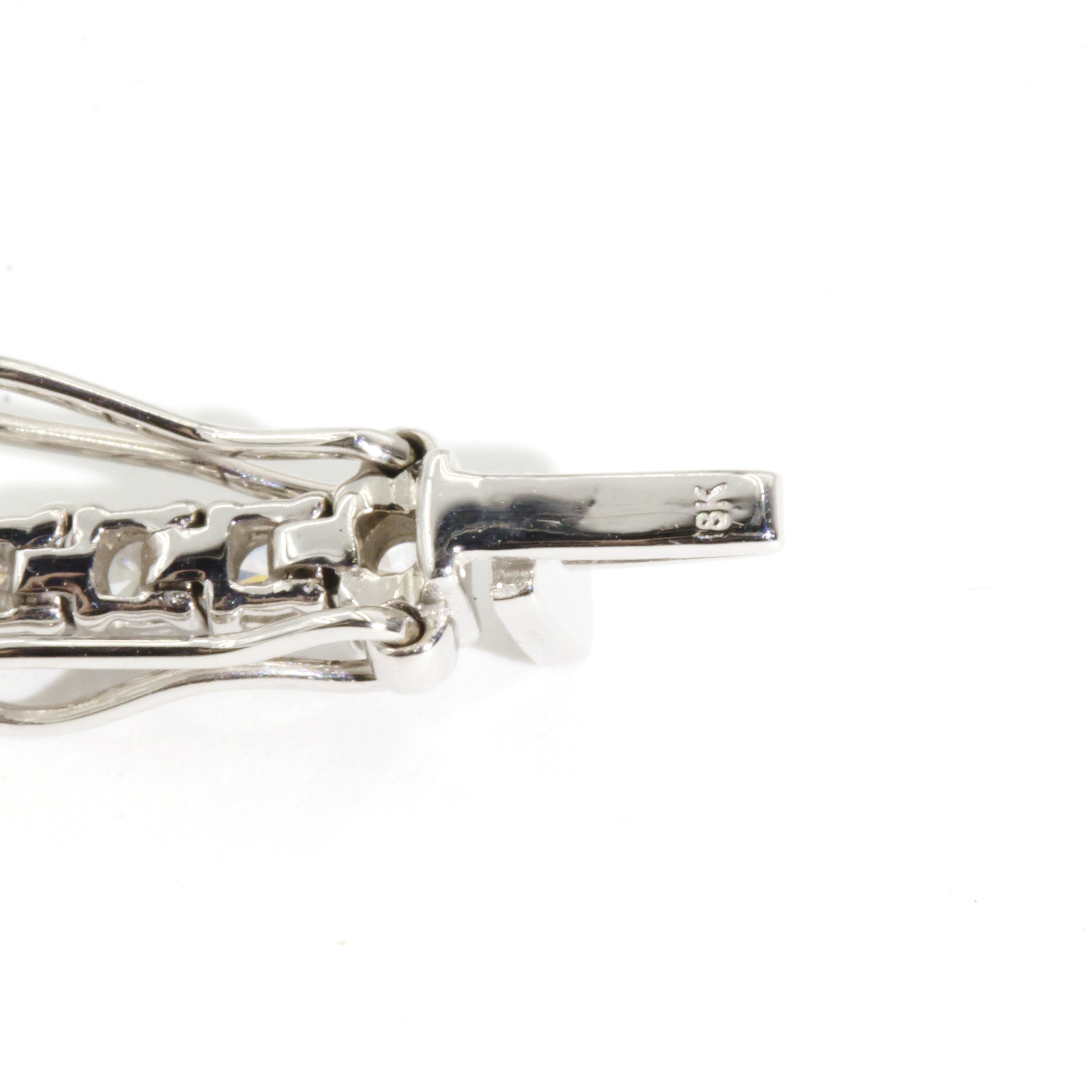 Sidney 18 Carat White Gold Diamond Tennis Bracelet Bracelets/Bangles Imperial Jewellery - Auctions, Antique, Vintage & Estate