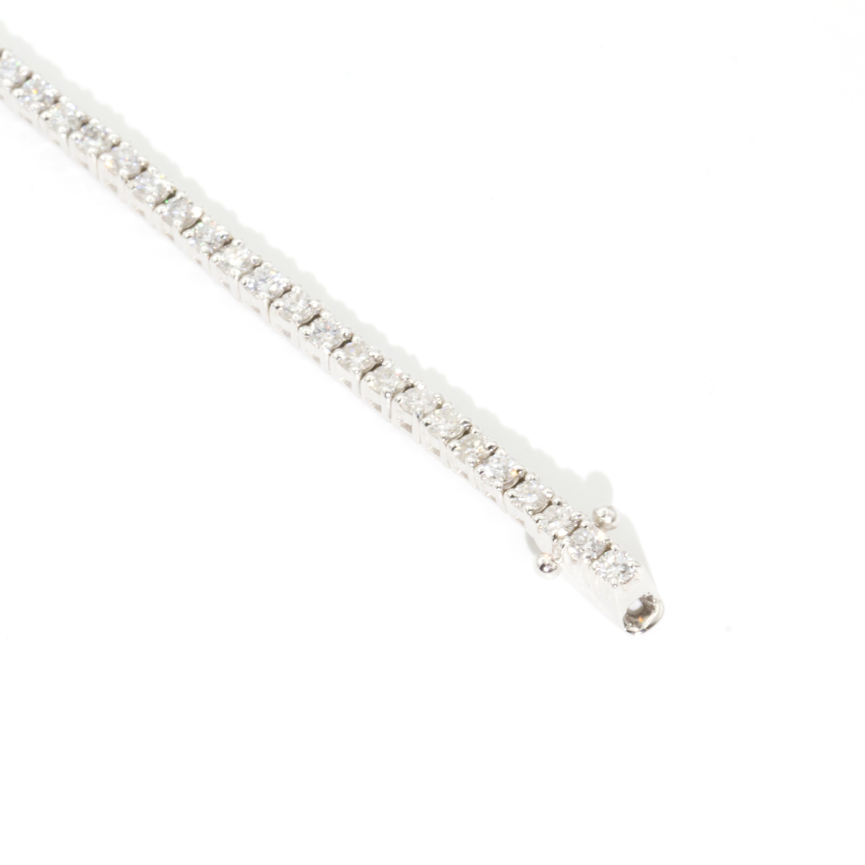 Sidney 18 Carat White Gold Diamond Tennis Bracelet Bracelets/Bangles Imperial Jewellery - Auctions, Antique, Vintage & Estate
