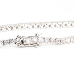 Sidney 18 Carat White Gold Diamond Tennis Bracelet Bracelets/Bangles Imperial Jewellery - Auctions, Antique, Vintage & Estate
