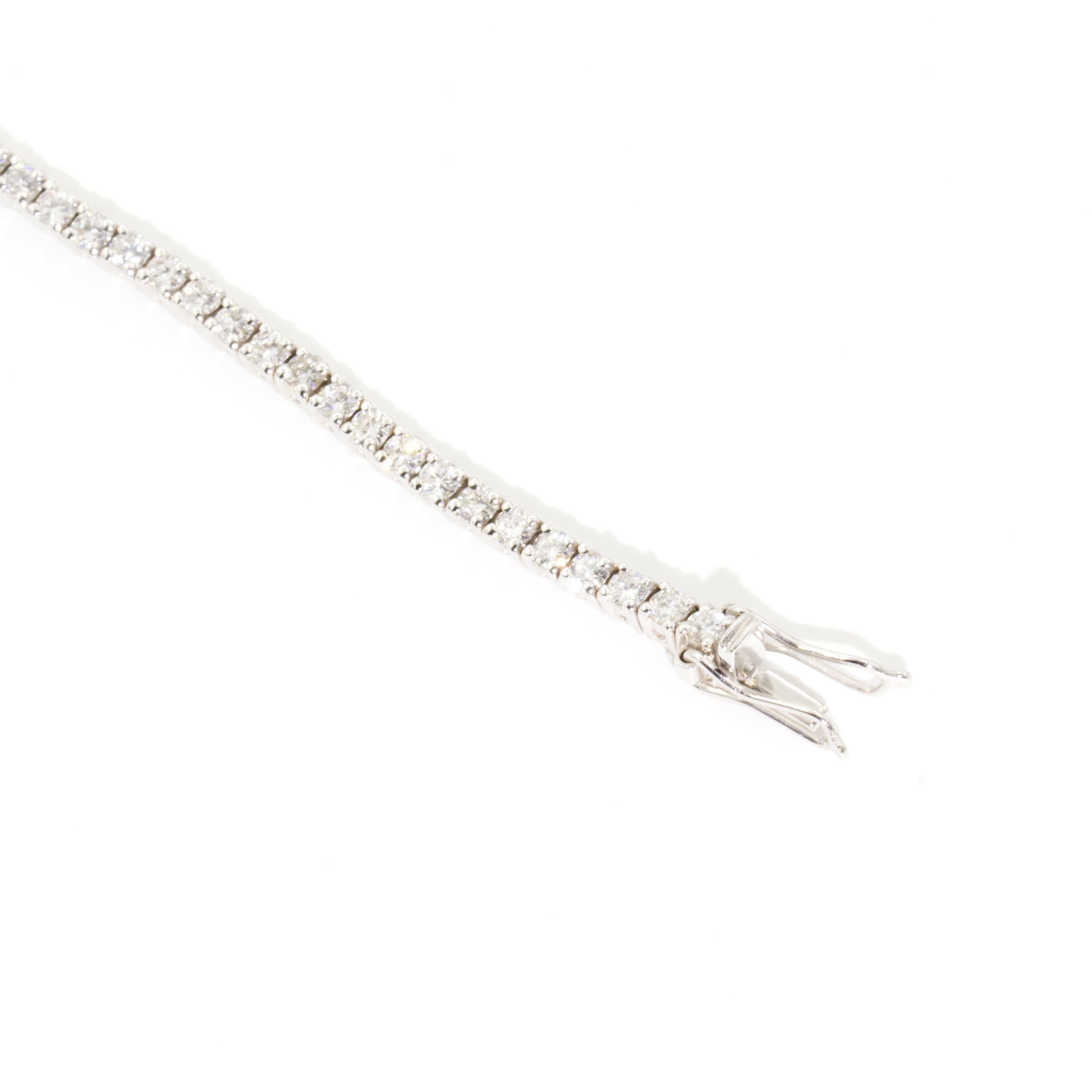 Sidney 18 Carat White Gold Diamond Tennis Bracelet Bracelets/Bangles Imperial Jewellery - Auctions, Antique, Vintage & Estate