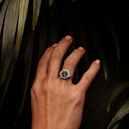Sorrento Sapphire & Diamond Ring Ring Imperial Jewellery - Auctions, Antique, Vintage & Estate 