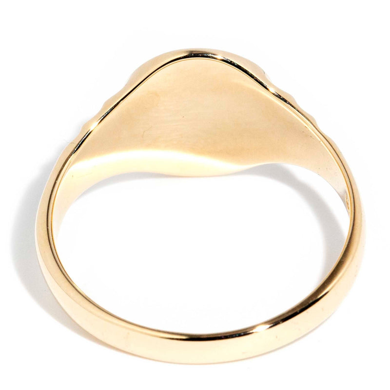 Spencer Circa 1960s 9ct Yellow Gold Signet Ring WIP Rings Imperial Jewellery 
