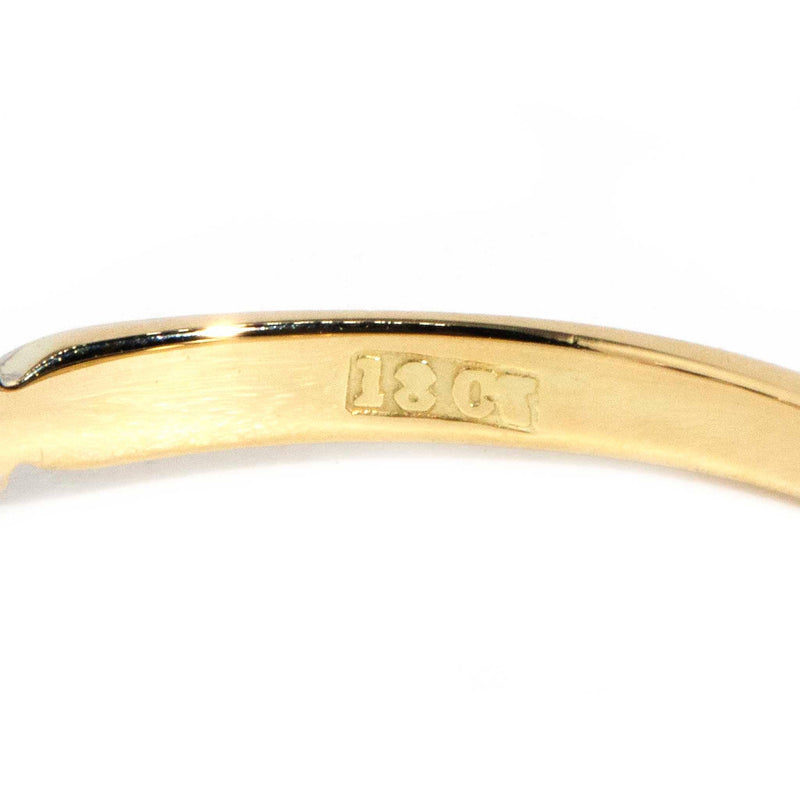 Stephie 18ct Gold Two Stone Diamond Stepped Ring Rings Imperial Jewellery 